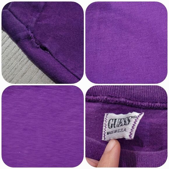 Guess Vintage Athletic Dept.90s T-shirt(N005)-Size L for Men - Picture 5 of 7